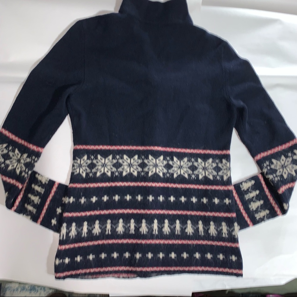CHANEL size 38 wool cashmere mohair CARDIGAN snowflake and Coco theme - Picture 11 of 13